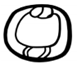 A black and white drawing of a person  Description automatically generated