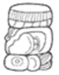 A drawing of a totem pole  Description automatically generated