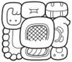 A drawing of a mayan calendar  Description automatically generated