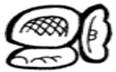 A black and white drawing of a round object  Description automatically generated
